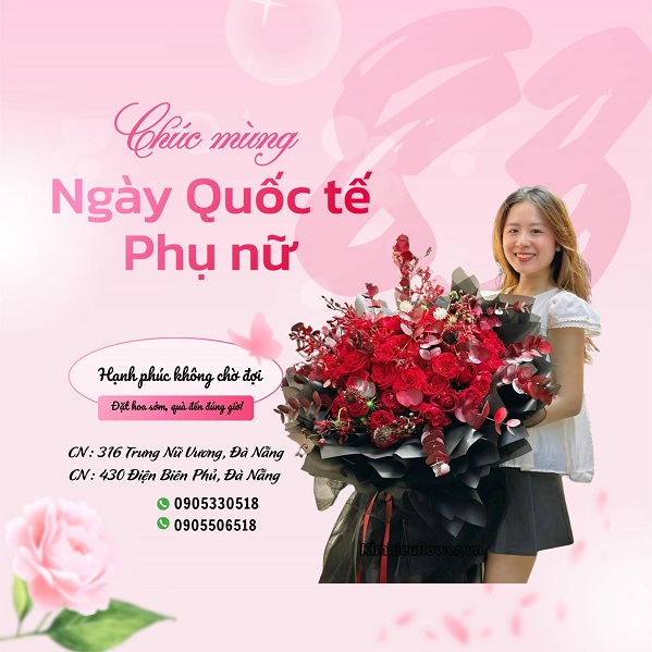 chúc mừng ngày Quốc Tế Phụ Nữ 8-3