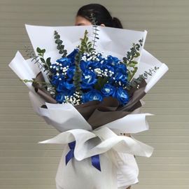 Bó Hoa hồng  xanh - HB09