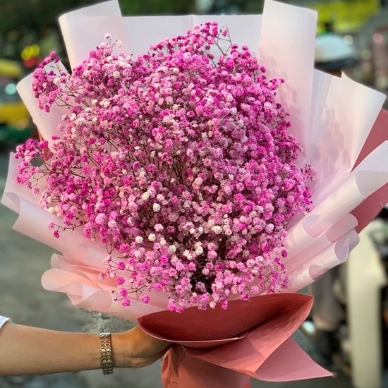 Bó hoa baby hồng - HB23