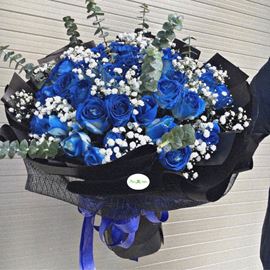 Bó hoa hồng xanh- HB60