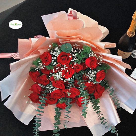 Bó hoa hồng đỏ - HB71