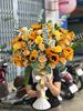 Bình hoa hướng dương, hồng vàng- BI05