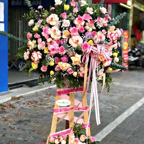 Kệ hoa hồng son môi, hồng dâu- KH14