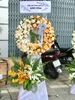 Vòng hoa viếng hoan hồng,lan vàng- KV04