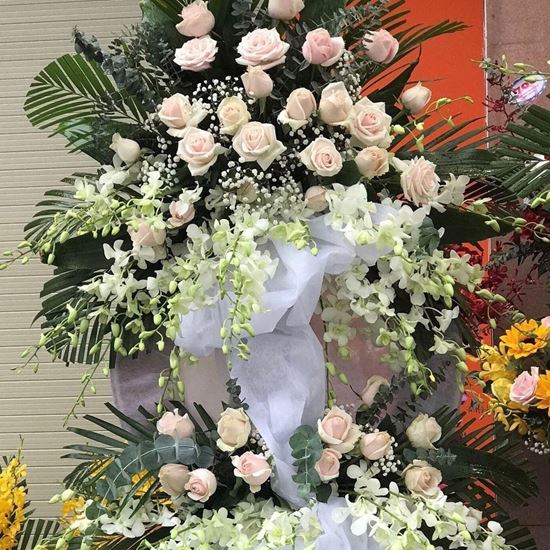 Kệ hoa viếng 3 tầng - KV27