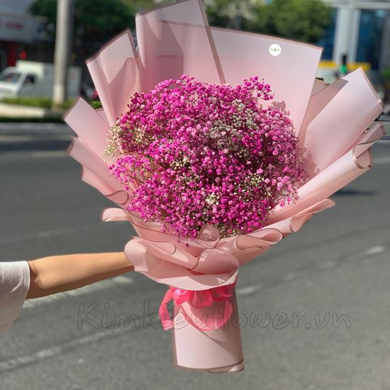 Bó hoa baby hồng-HB108
