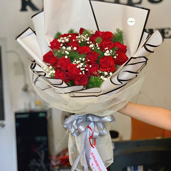 Bó hoa hồng đỏ-HB110