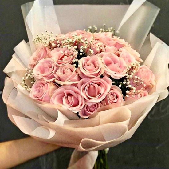 Bó hoa hồng phấn - HB46