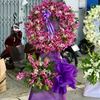 Vòng hoa viếng lan tím- KV22