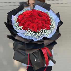 Bó hoa hồng đỏ - HB155