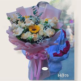 Bó Hoa hồng, hướng dương - HB73