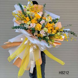 Bó hoa lan vũ nữ, hướng dương - HB212