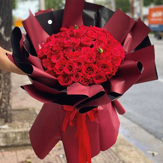 Bó hoa hồng đỏ-HL44
