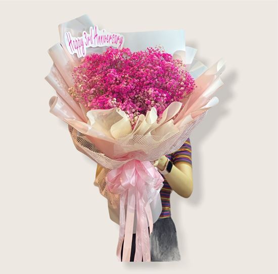 Bó hoa baby hồng - HB224