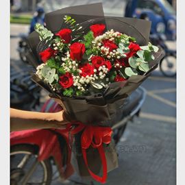 Bó hoa hồng đỏ - HB320
