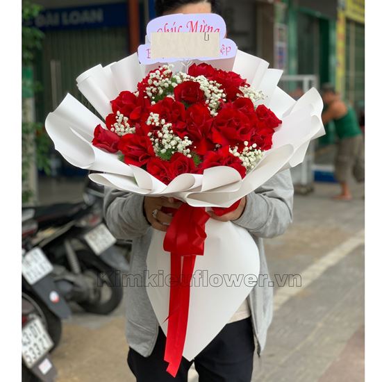 Bó hoa hồng đỏ - HB348