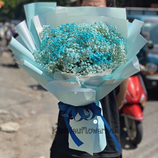 Bó hoa baby xanh - HP43