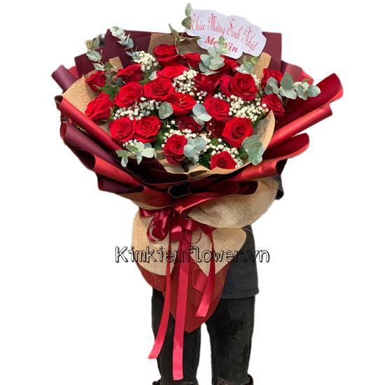 Bó hoa hồng đỏ - HB375