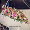 Xe hoa cưới cúc mẫu đơn, hoa hồng - HC57