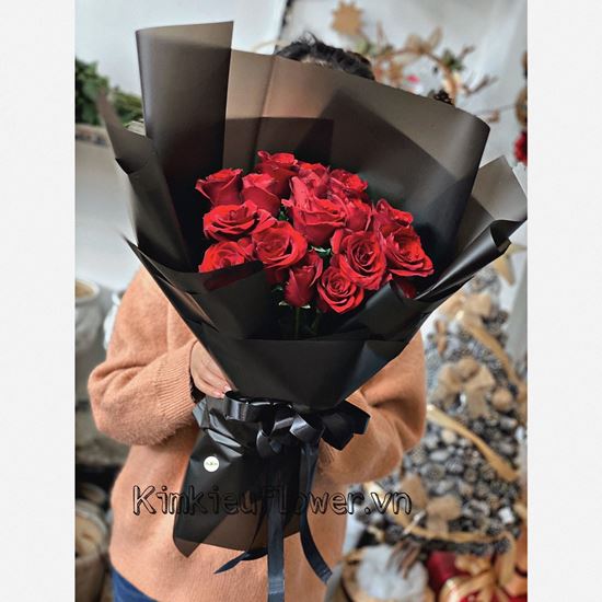 Bó hoa hồng đỏ - HV08
