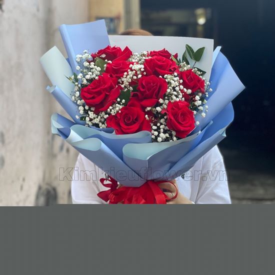 Bó hoa hồng đỏ-HV46