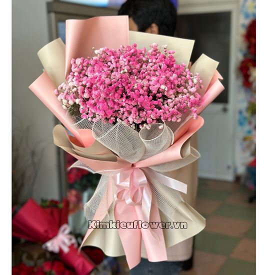 Bó hoa baby Hồng - HV57