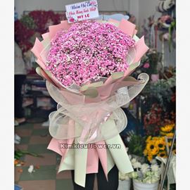 Bó hoa baby hồng SIZE LỚN - HB422