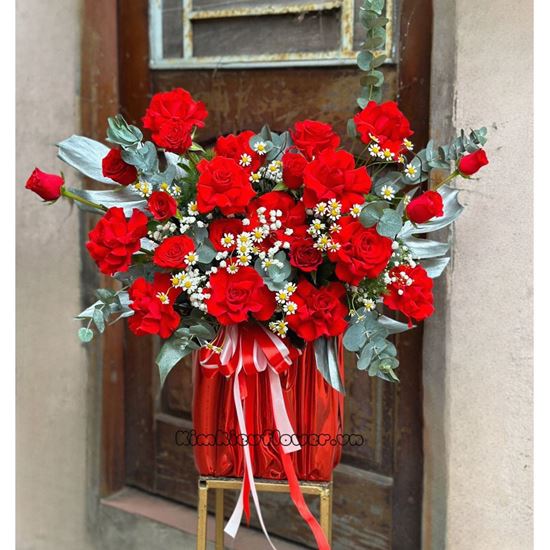 Hộp hoa hồng đỏ, tana - HG535