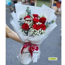 Bó hoa hồng đỏ - HB554