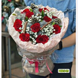 Bó hoa hồng đỏ - HB549