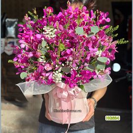 Hộp hoa lan tím - HG634