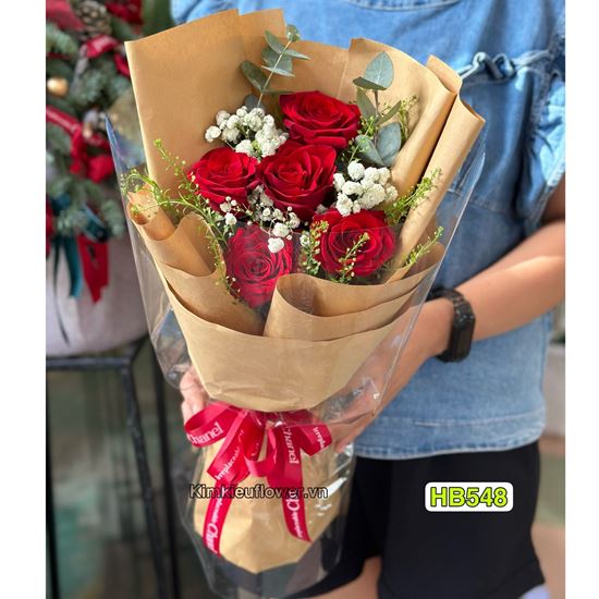 Bó hoa hồng đỏ - HV548