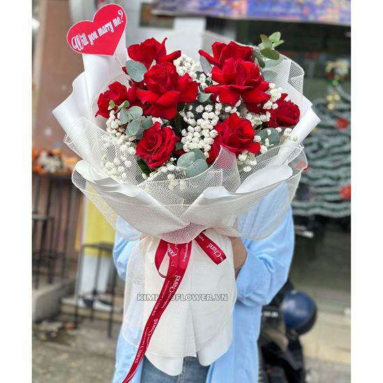 Bó hoa hồng đỏ - HV500