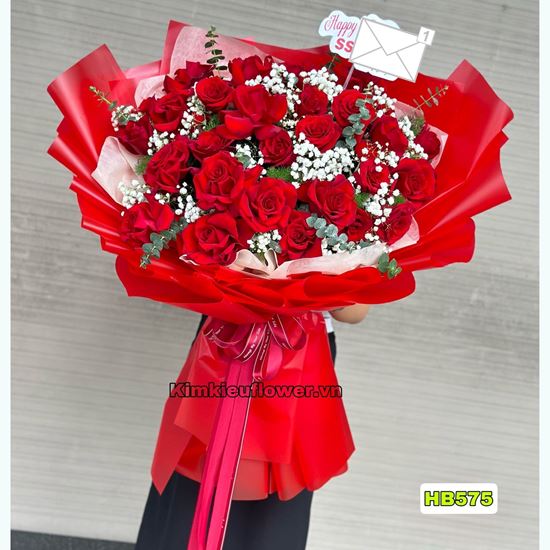 Bó hoa hồng đỏ - HV575