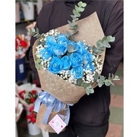 Bó hoa tone xanh dương - HB590