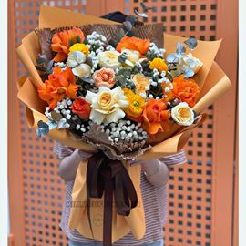 Bó hoa tone cam - HB622