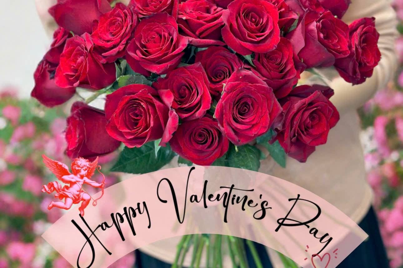 Hoa hồng đỏ tặng Ngày Valentine - Biểu tượng tình yêu bất diệt!