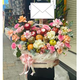 Giỏ hoa trái cây - HTC26