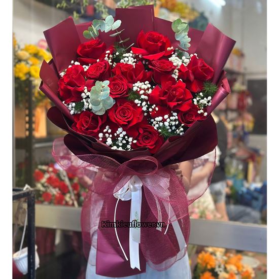 Bó hoa hồng đỏ  - PN92
