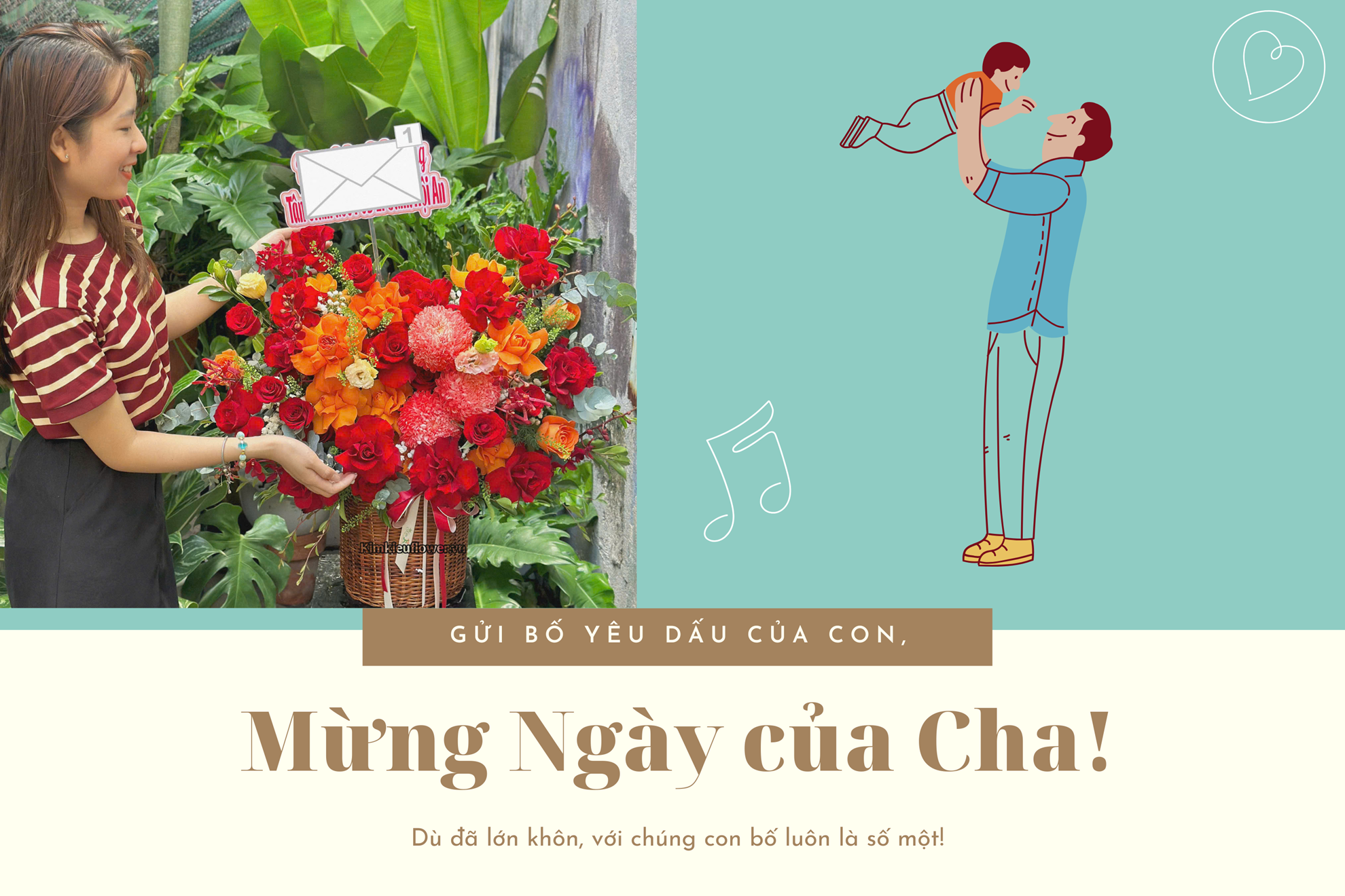 Một Bó hoa gửi tặng nhân ngày của Cha - Những lời con chưa kịp nói