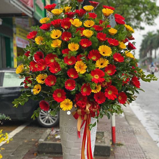 Bình hoa đồng tiền-BI65