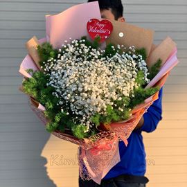 Bó hoa baby trắng - HB171