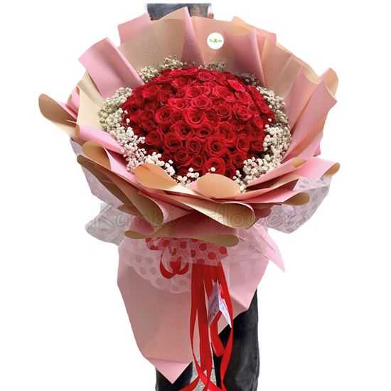 Bó hoa hồng đỏ 99 bông hồng-HB102