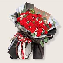 Bó hoa hồng đỏ - HB159