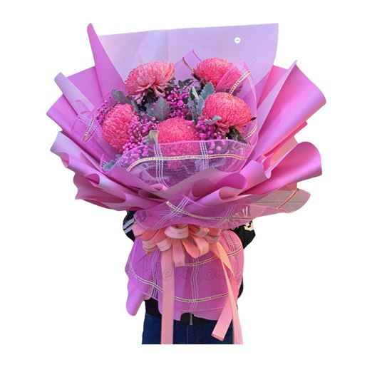 Bó hoa cúc mẫu đơn - HB175