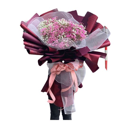 Bó hoa baby hồng, trắng - HB153