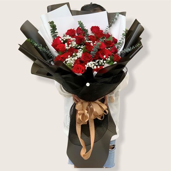 Bó hoa hồng đỏ-HB139