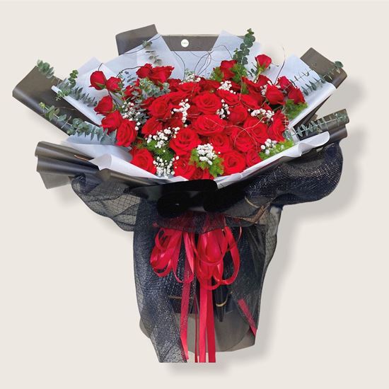 Bó hoa hồng kem -HB128