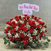 Lẵng hoa hồng đỏ - HG229