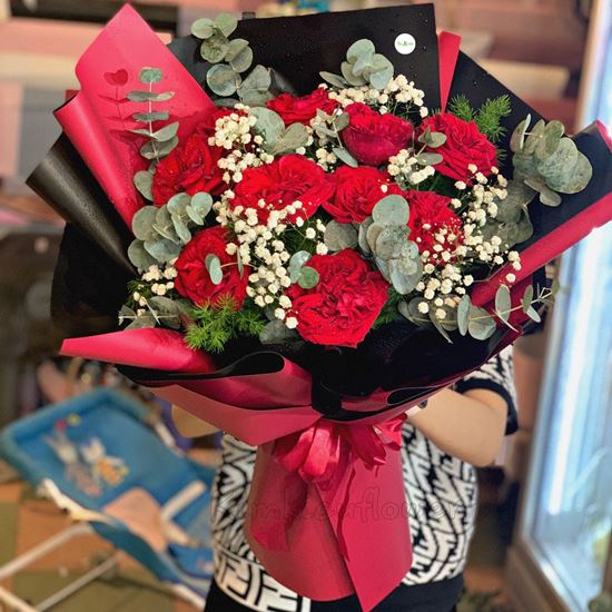 Bó hoa hồng Ohara Đỏ - HB238